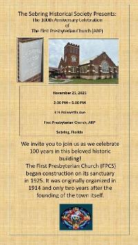 Event: First Presbyterian Church ARP Sebring - 100th Celebration FPCS church 11-25-25.jpg